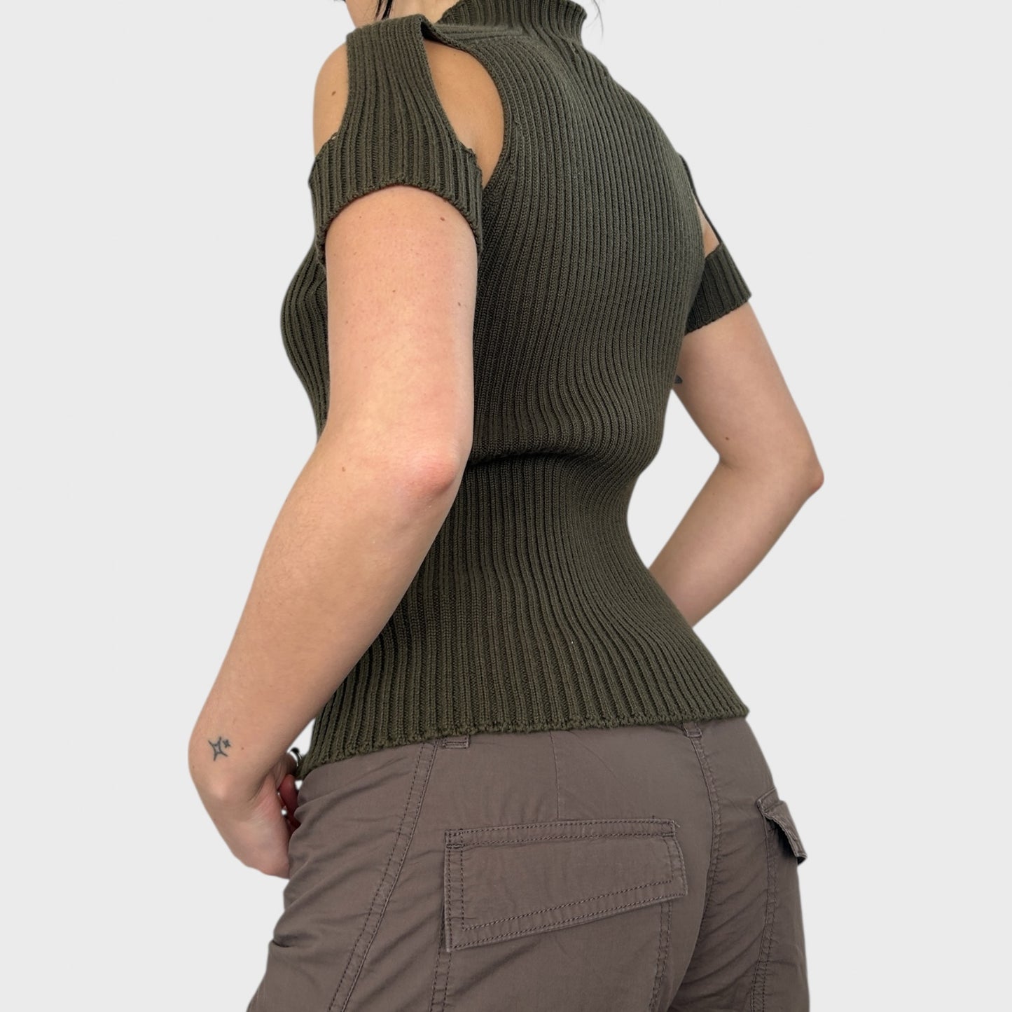 Cop Copine Cut Out Knit Top - M