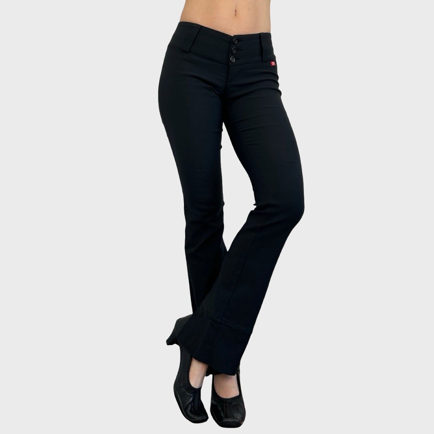 Miss Sixty 90s Button-Up Stretch Trousers - S