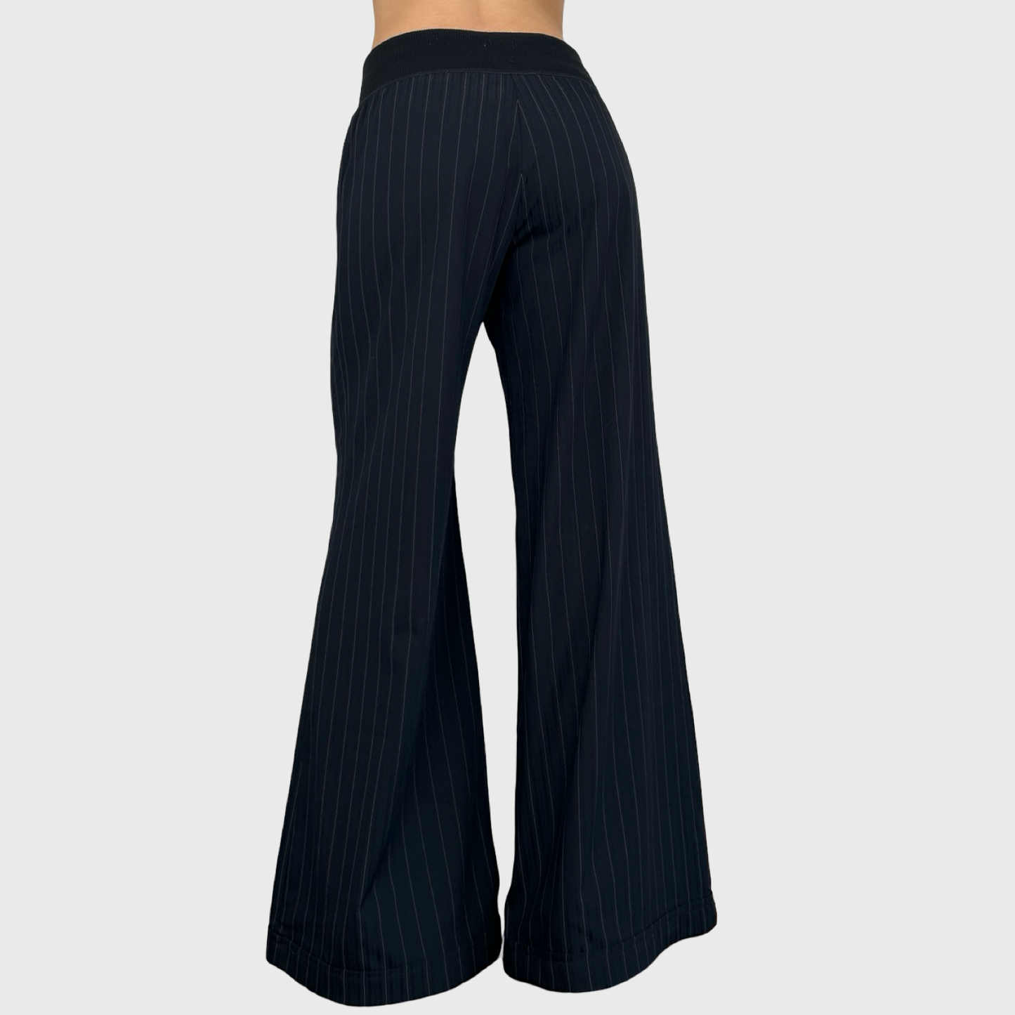 Cop Copine Wide Leg Pinstripe Trousers - M-XL