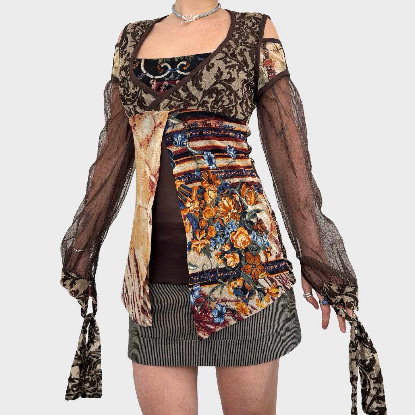 Save the Queen Fairy Mesh Long Sleeve Top - S/M