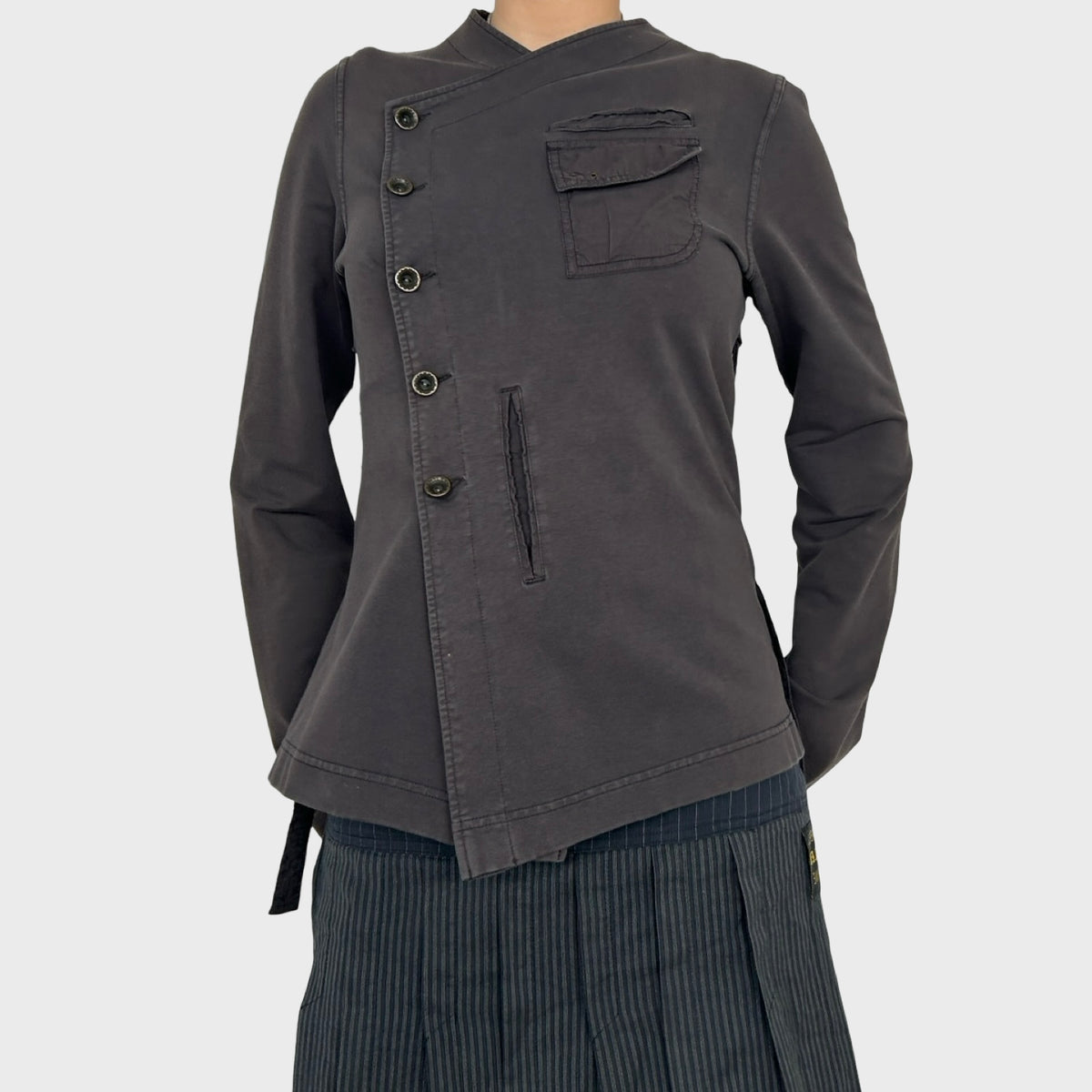 Cop Copine Asymmetric Button Jacket - M