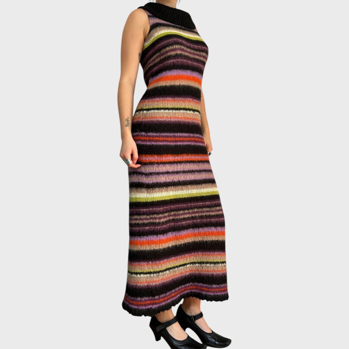 Vintage Fluffy Spring Maxi Dress