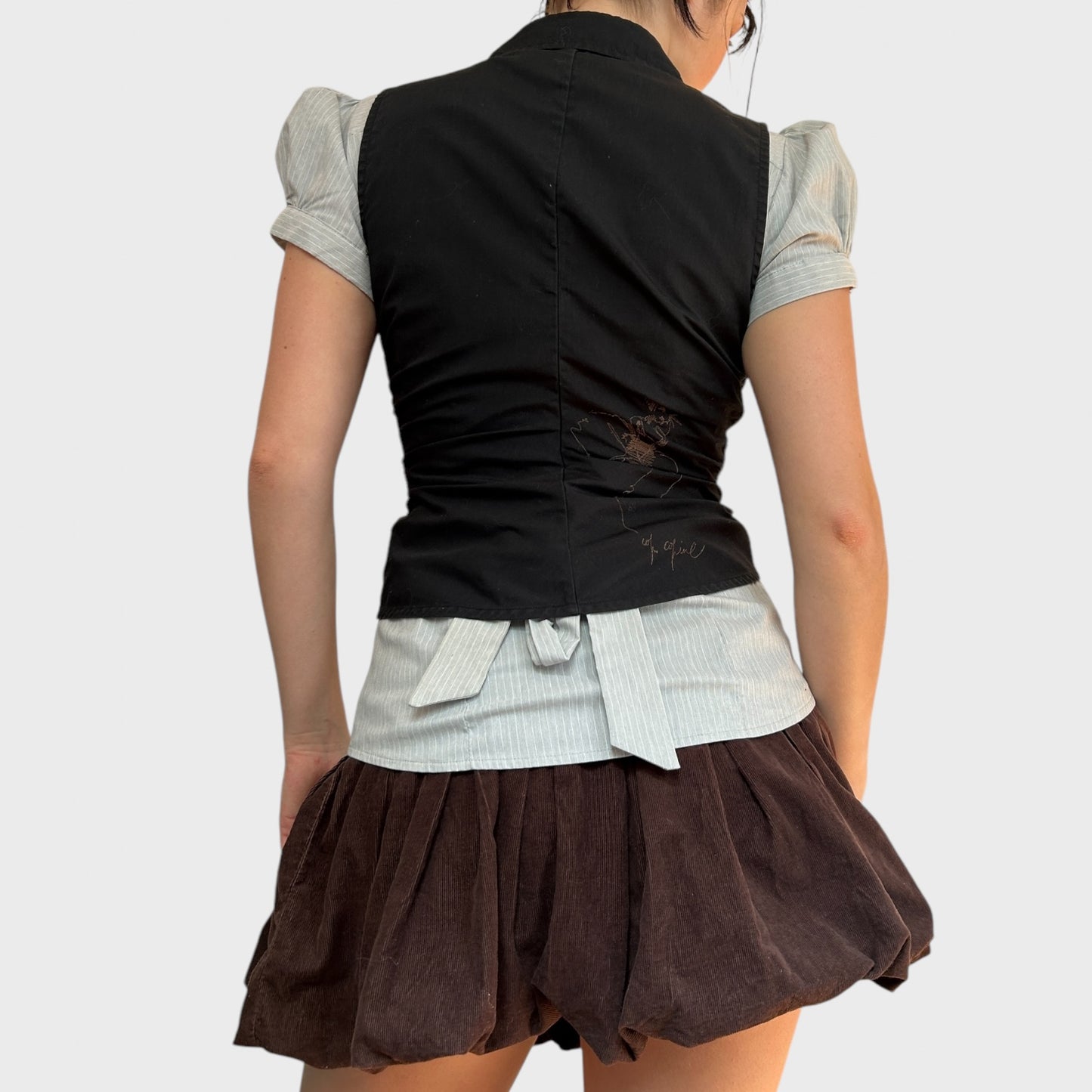 Cop Copine Ruched Waistcoat - XS/S