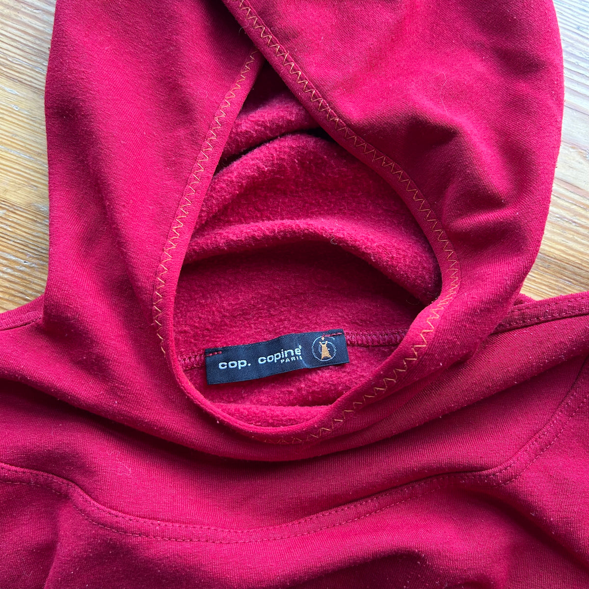 Cop Copine Red Hooded Jumper - S/M