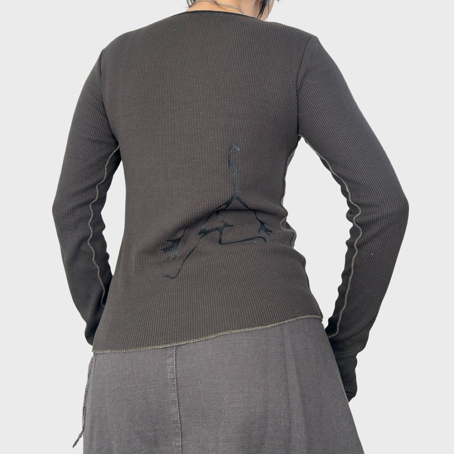Cop Copine Grunge Long Sleeve with Thumb Holes - M/L