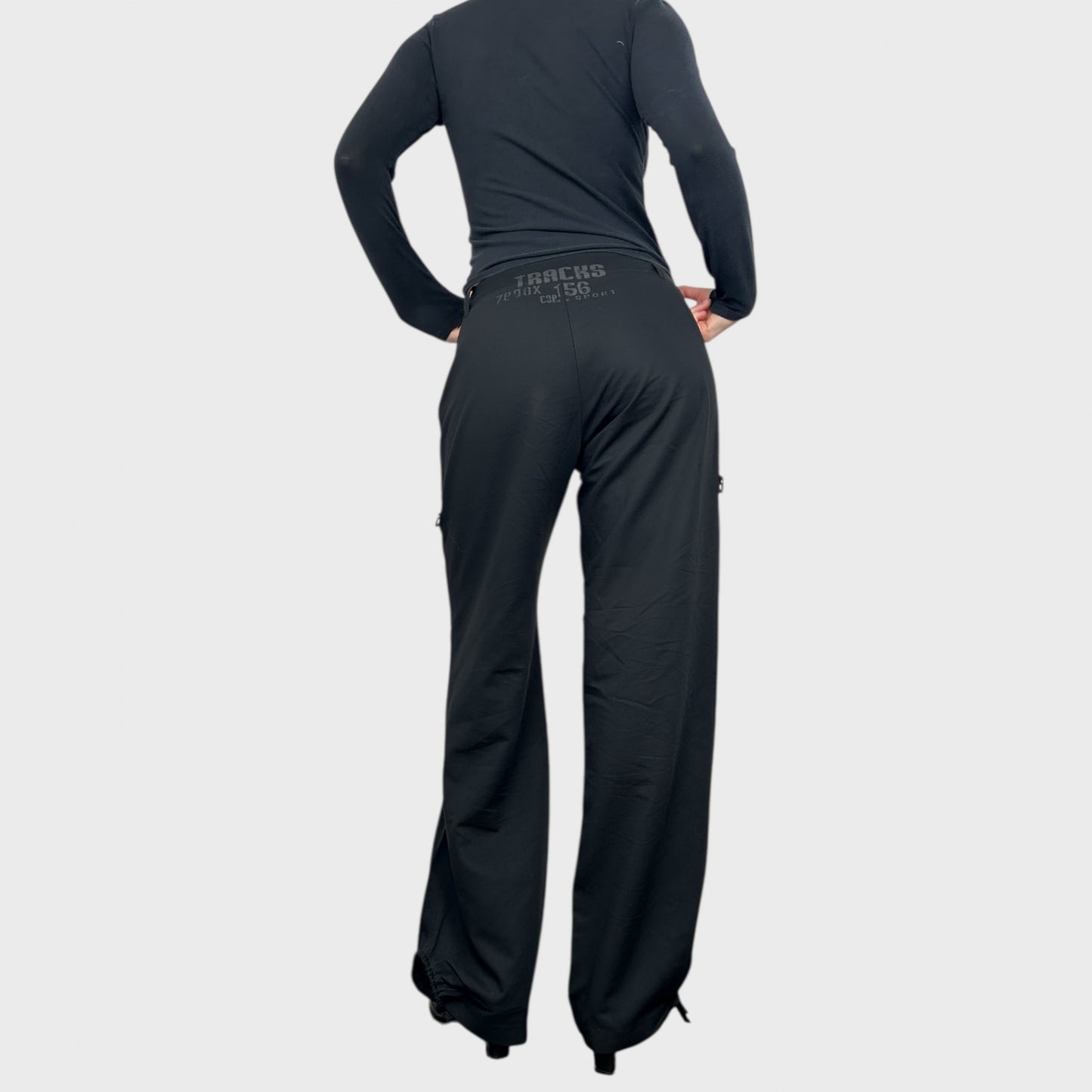 Cop Copine Black Tie-Side Trousers - M