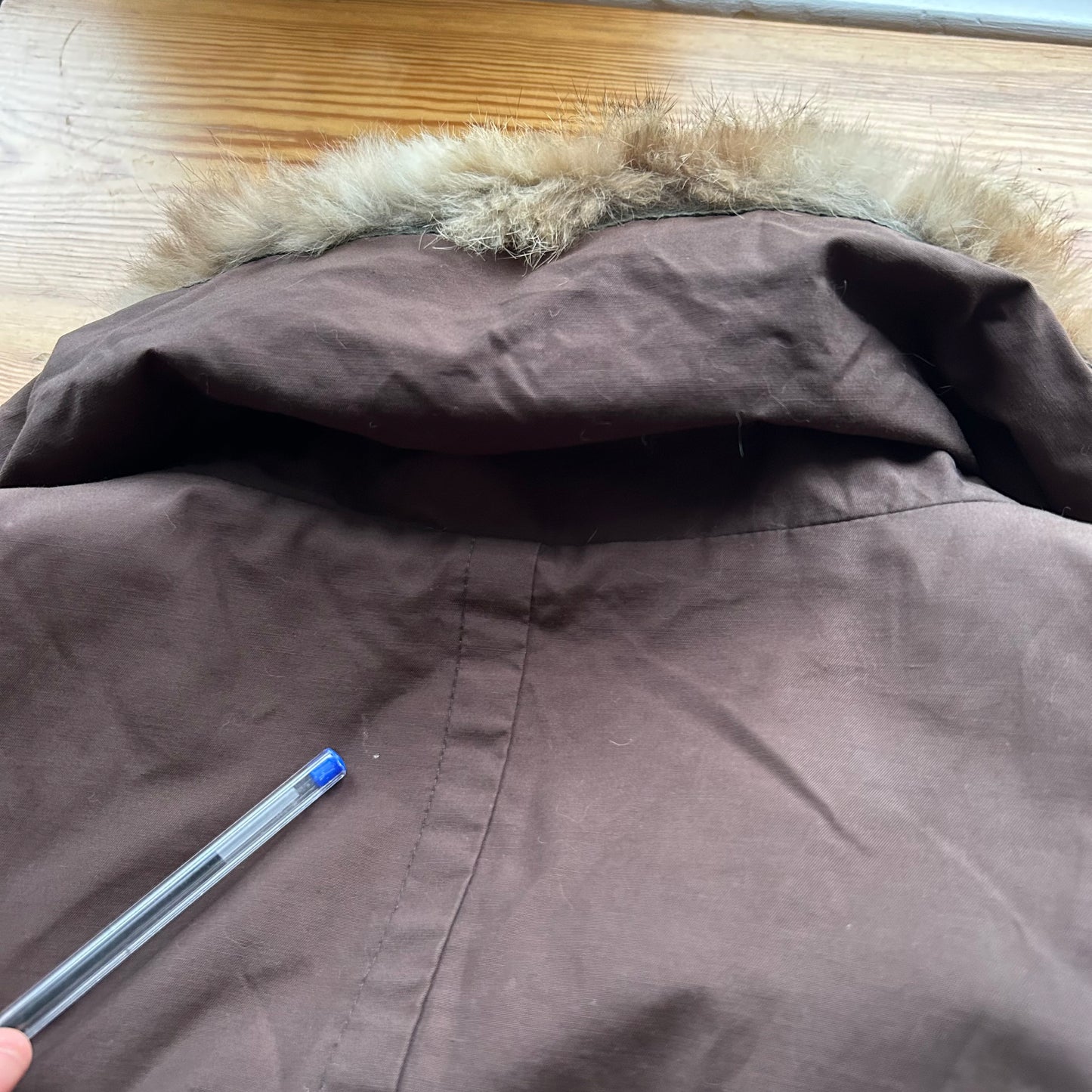 Vintage Kookai Fur Trim Coat - XS