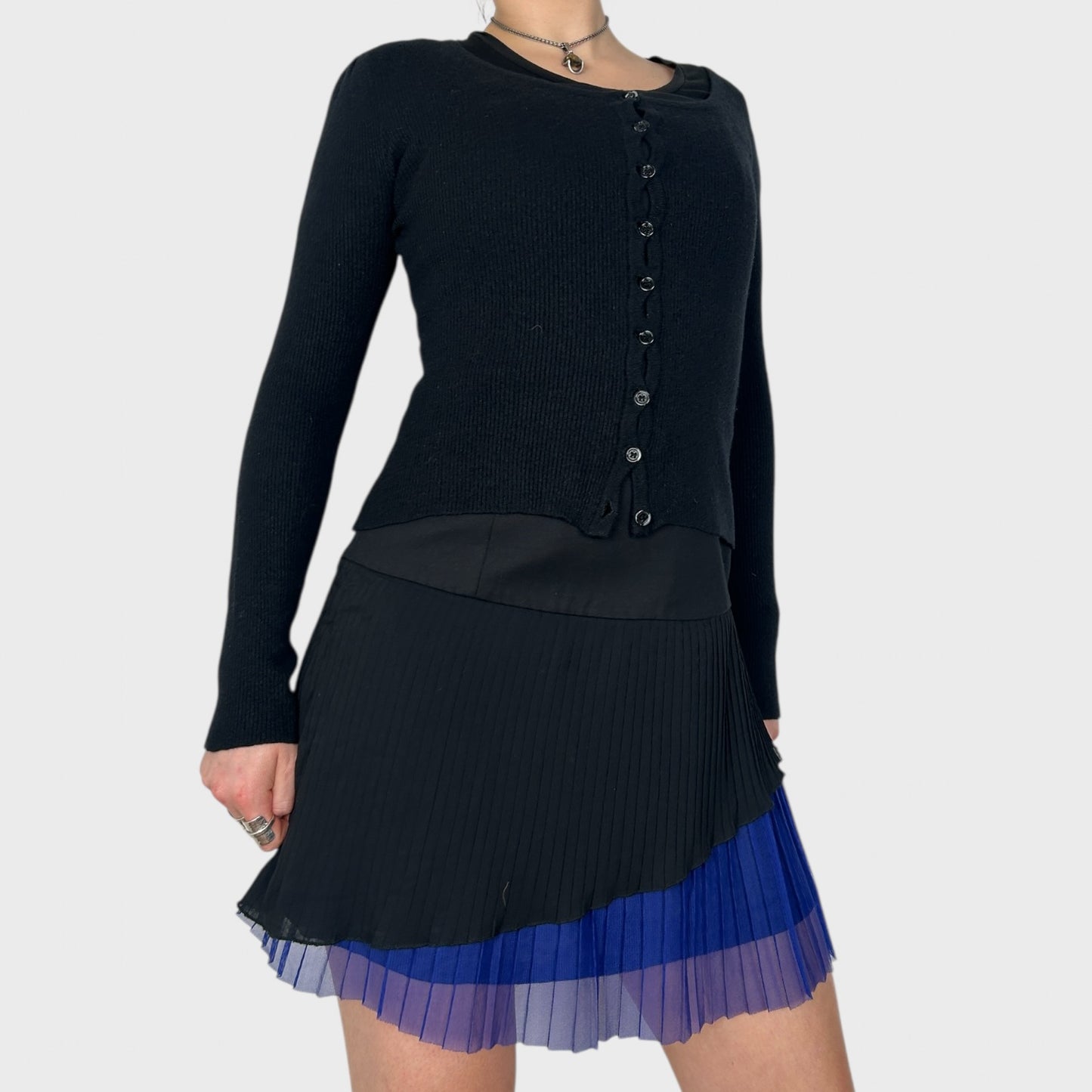 Dolce & Gabbana Black Button Cardigan - S
