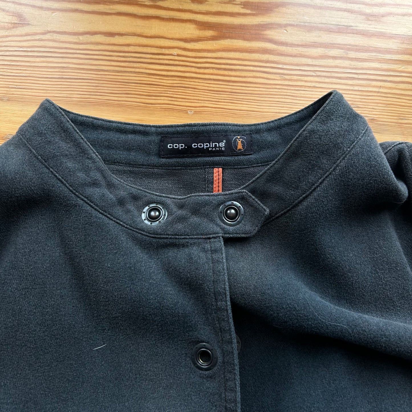 Cop Copine Grey Button Up Jacket - S/M