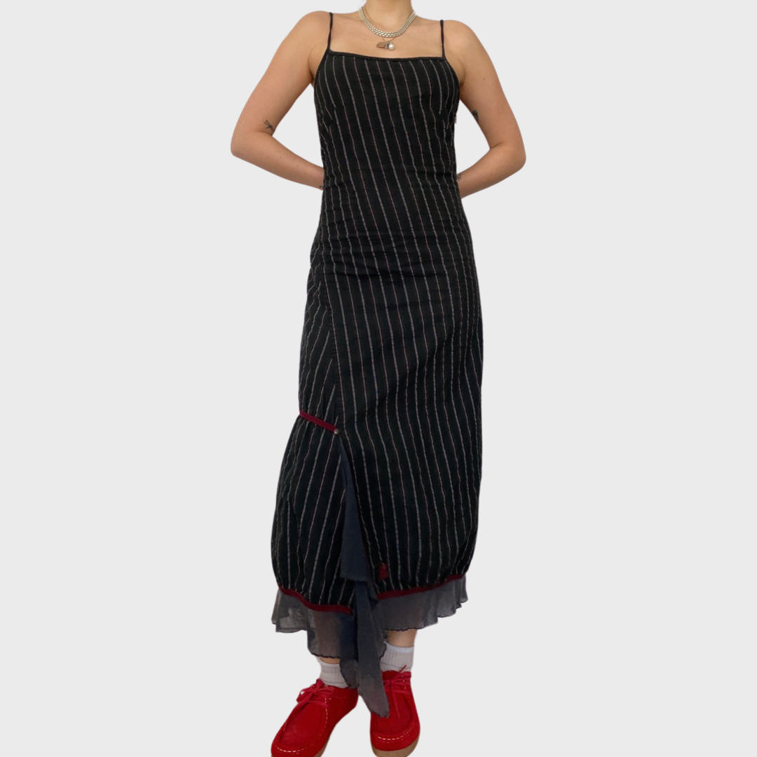 Cop Copine asymmetric strappy dress