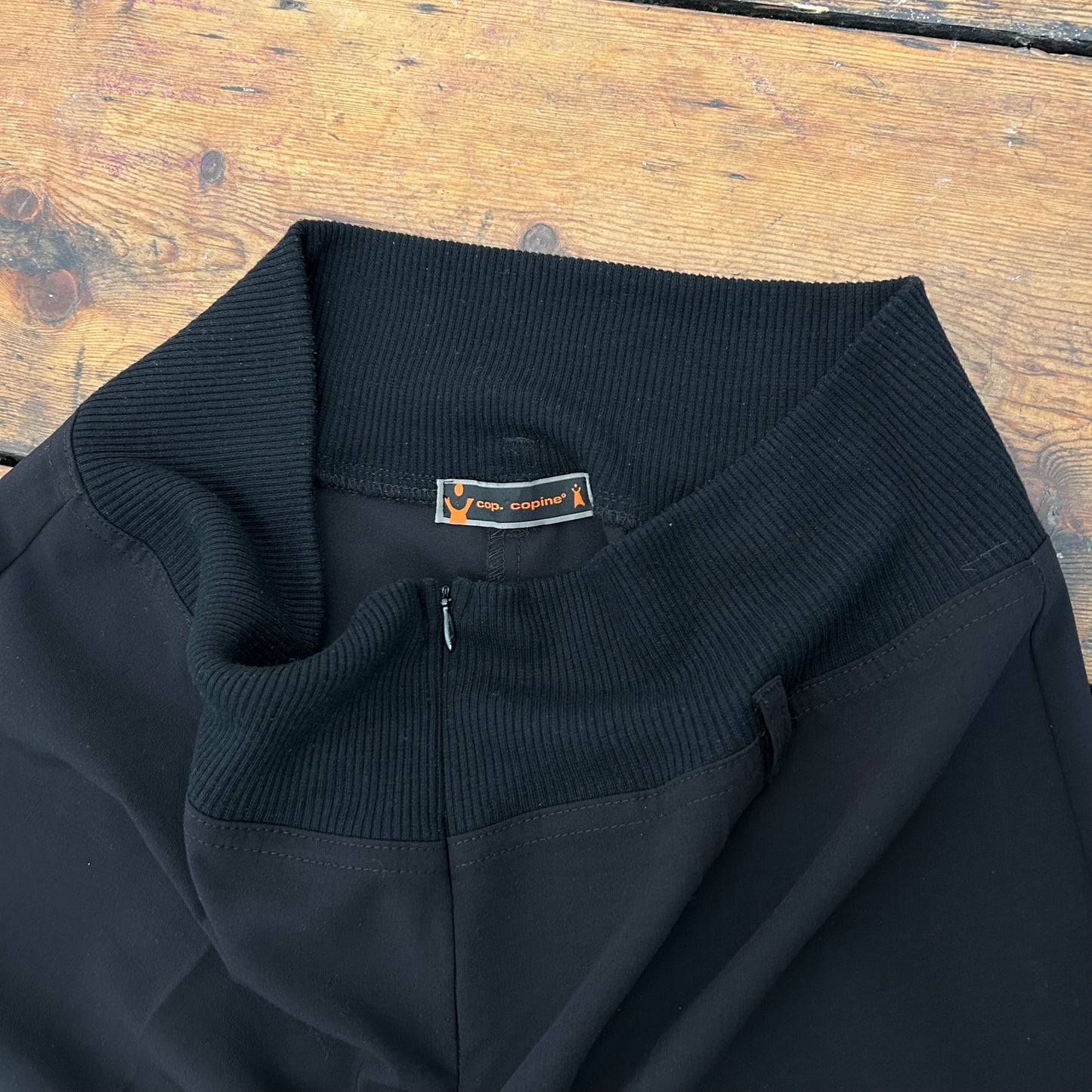 Cop Copine Black Wide Leg Trousers - M/L