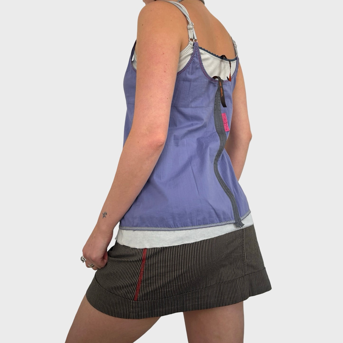 Cop Copine Lilac Double Layered Cami - M