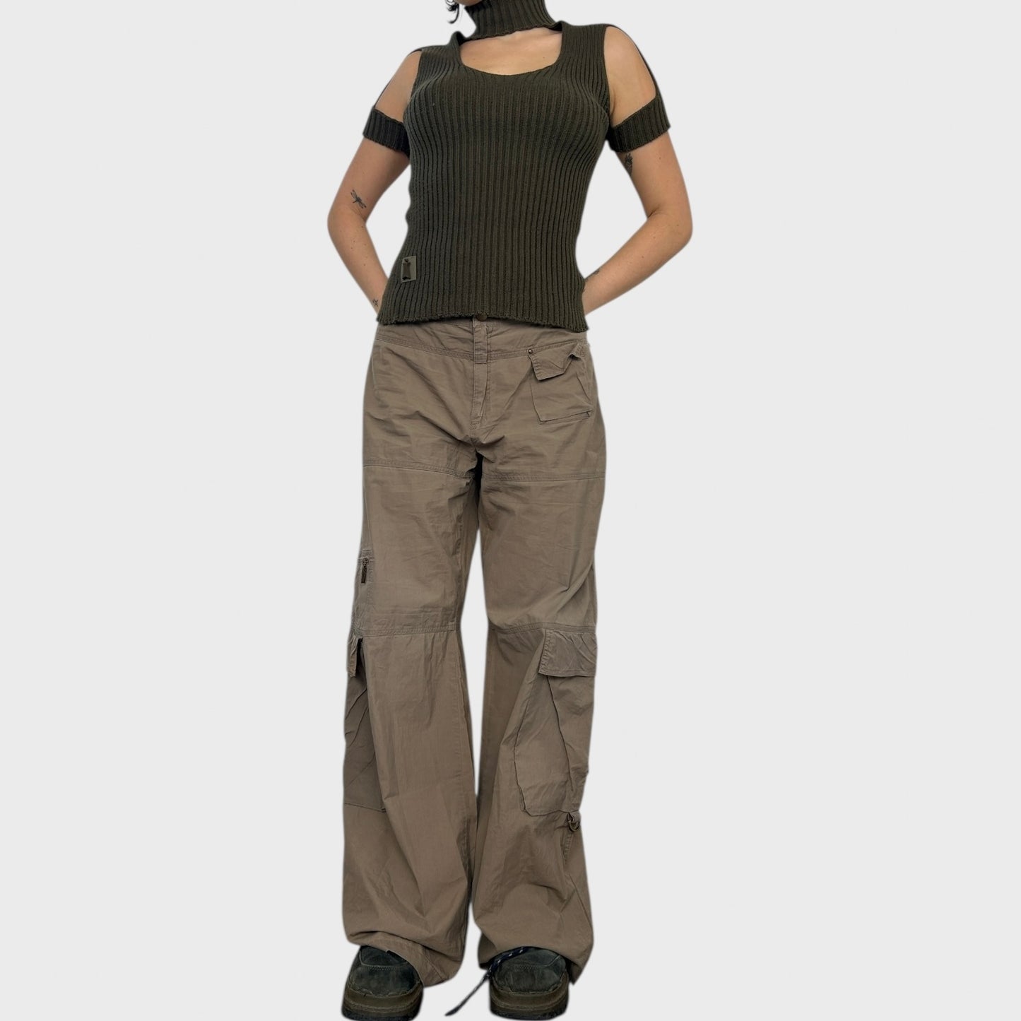 Cop Copine Baggy Pocket Trousers - L