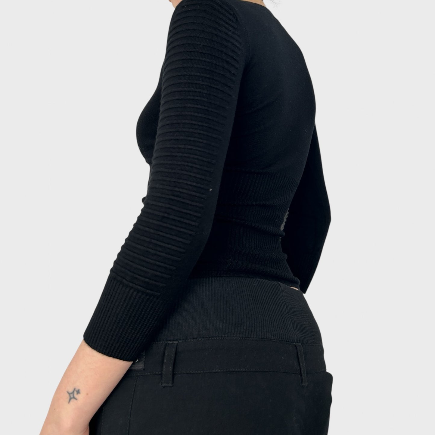 Roberto Cavalli Button Knit Top - XS/S