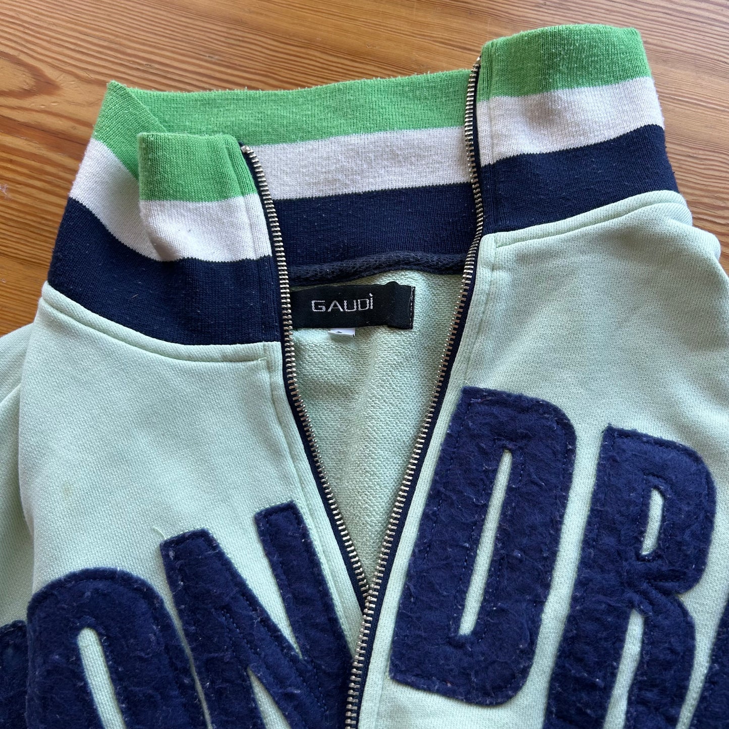 Vintage London Zip Up Jumper - M