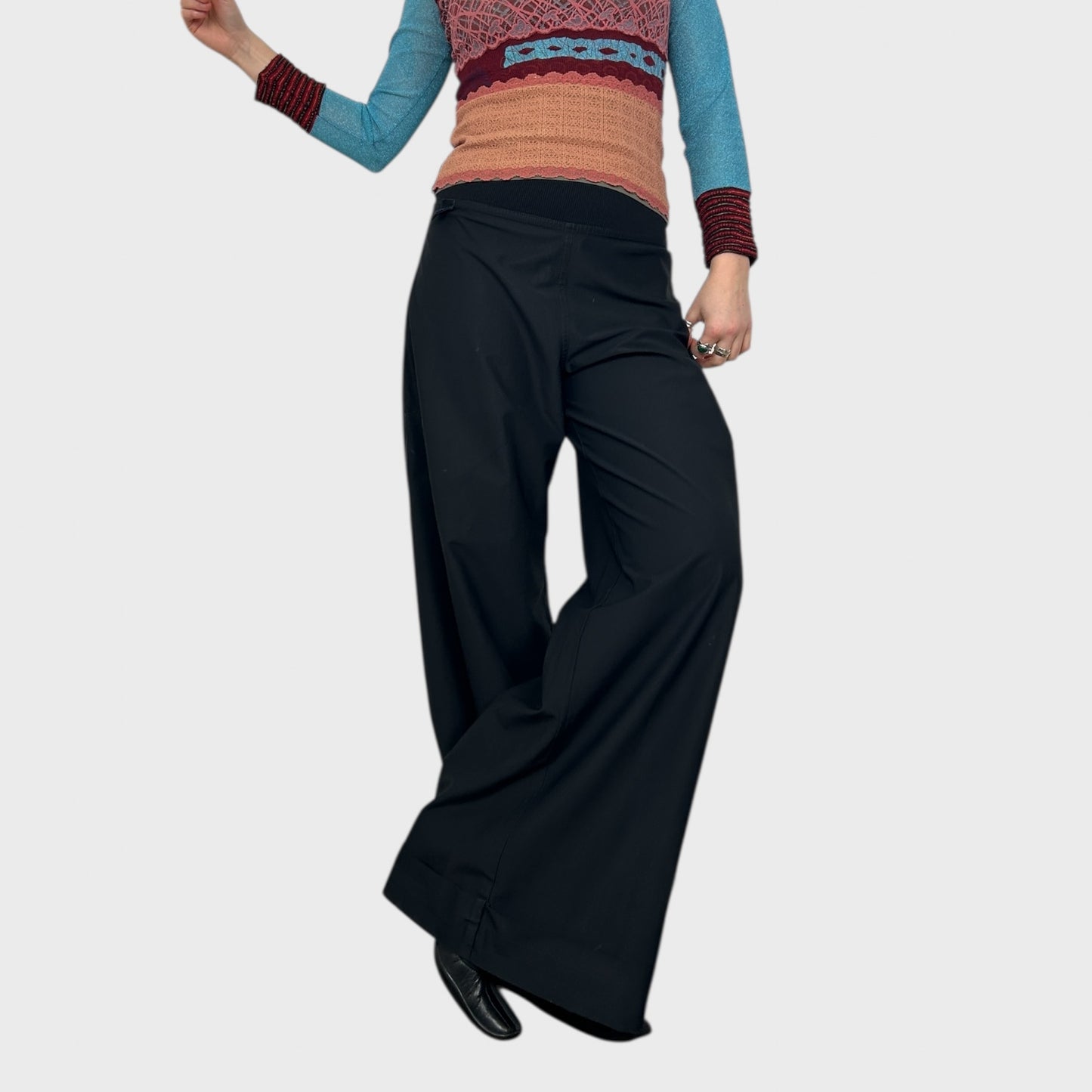 Cop Copine Wide Leg Trousers - M/L