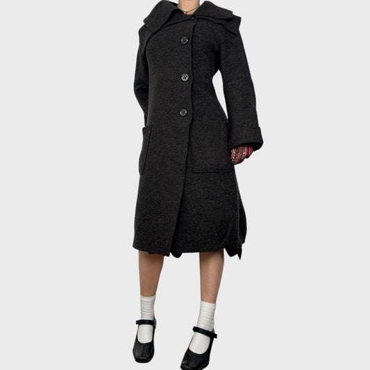 Cop Copine Long Wool Coat - L