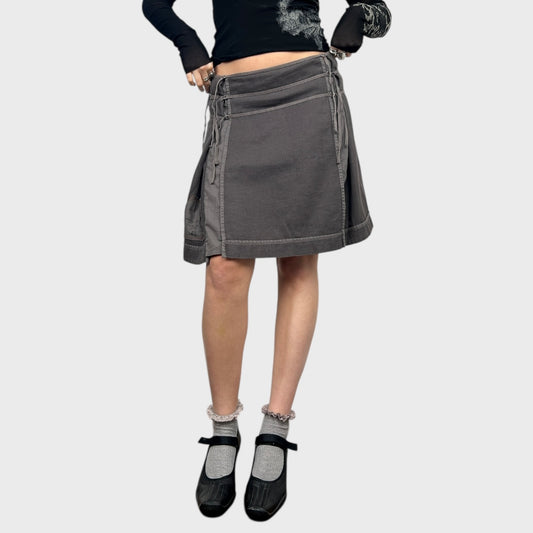 Cop Copine Tie-Front Adjustable Midi Skirt – M-XL