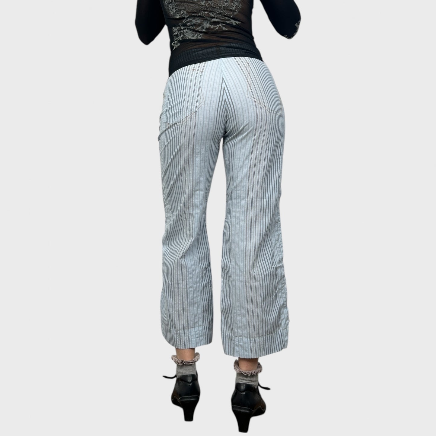 Cop Copine Striped Trousers - S/M