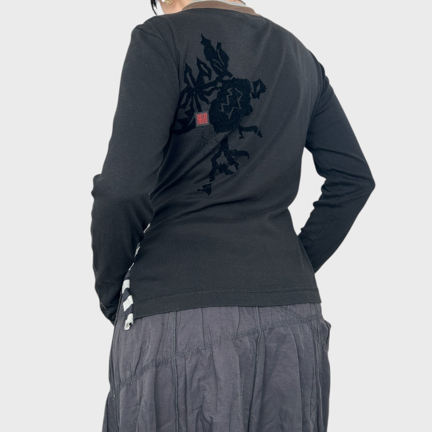 Cop Copine Long Sleeve Floral Top - S/M