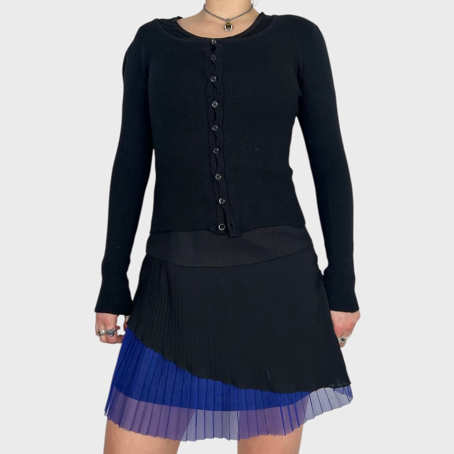 Dolce & Gabbana Black Button Cardigan - S