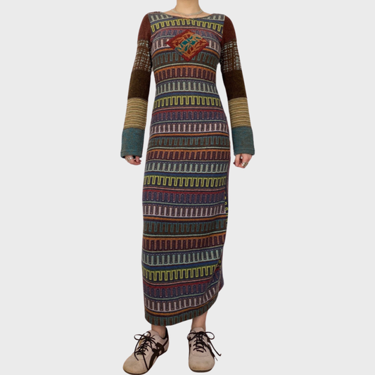 Extremely rare Save the Queen knit maxi dress