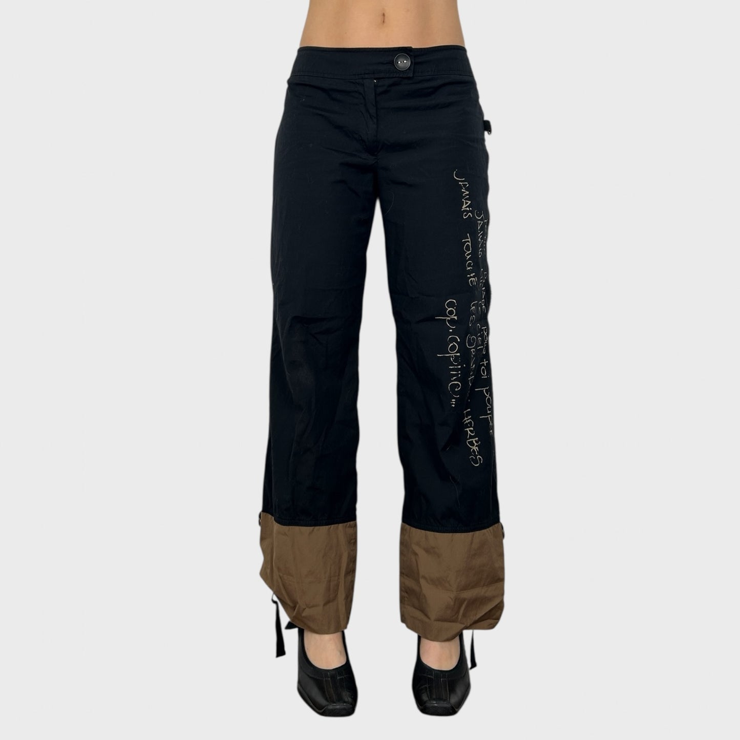 Cop Copine Graphic Print Trousers - M