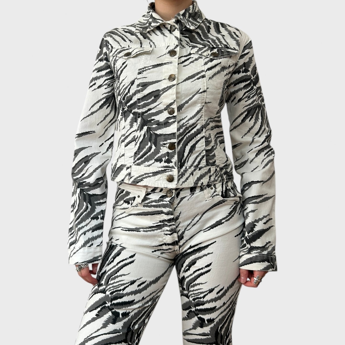 Roberto Cavalli Zebra Print Jacket