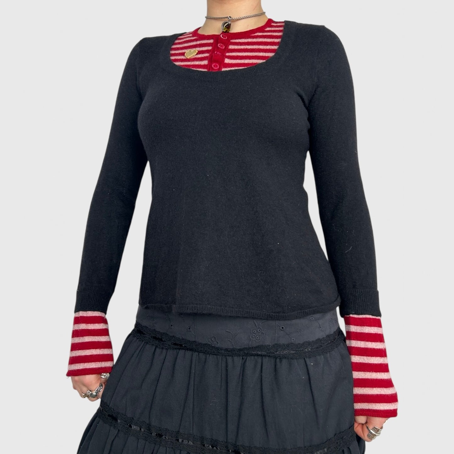 Moschino Stripe Knit Jumper - XS/S