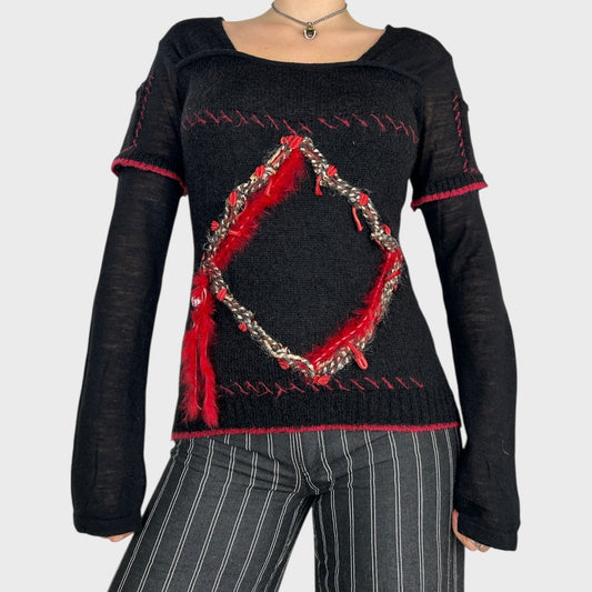 Save The Queen Graphic Jumper - M