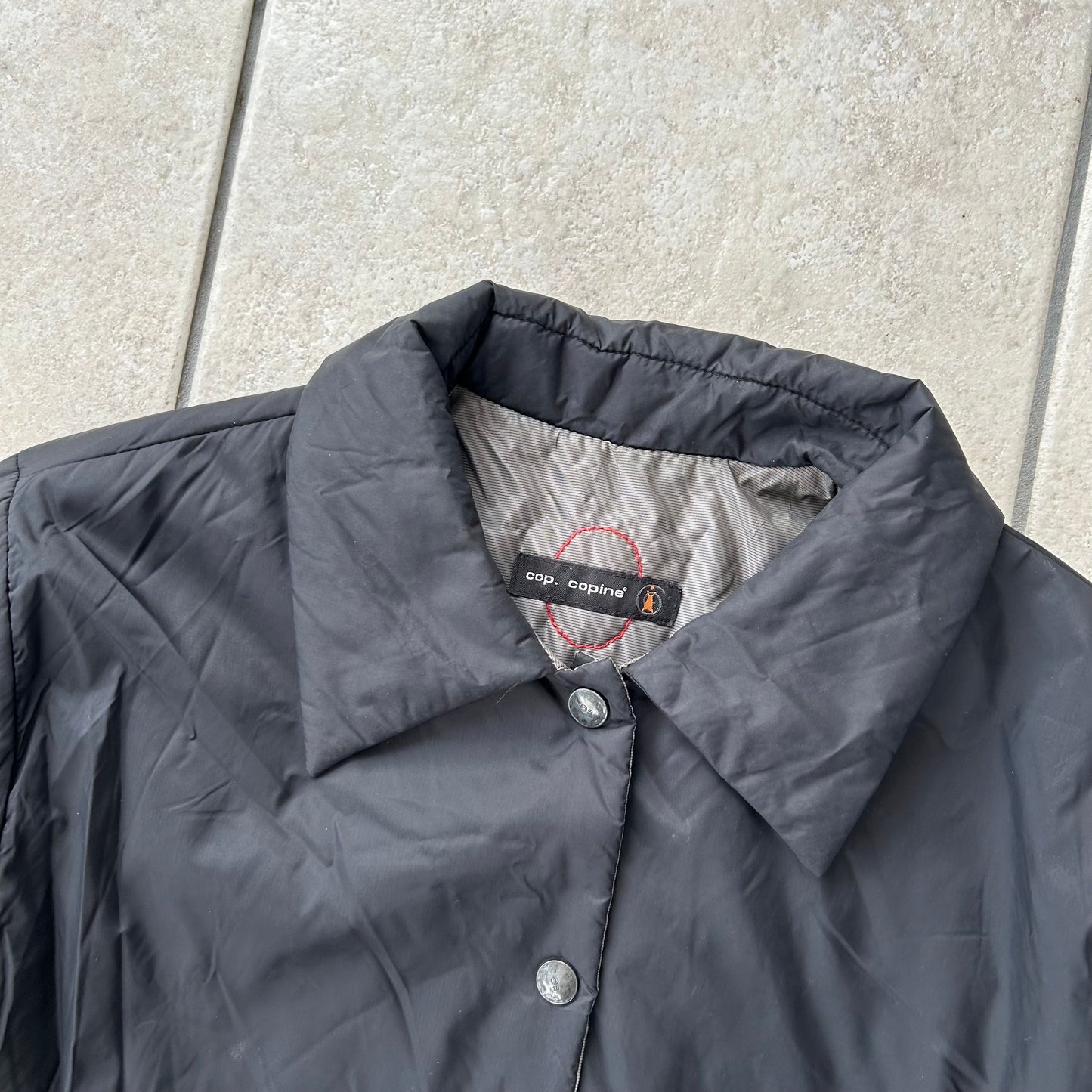 Vintage Cop Copine Button-Up Lightweight Jacket