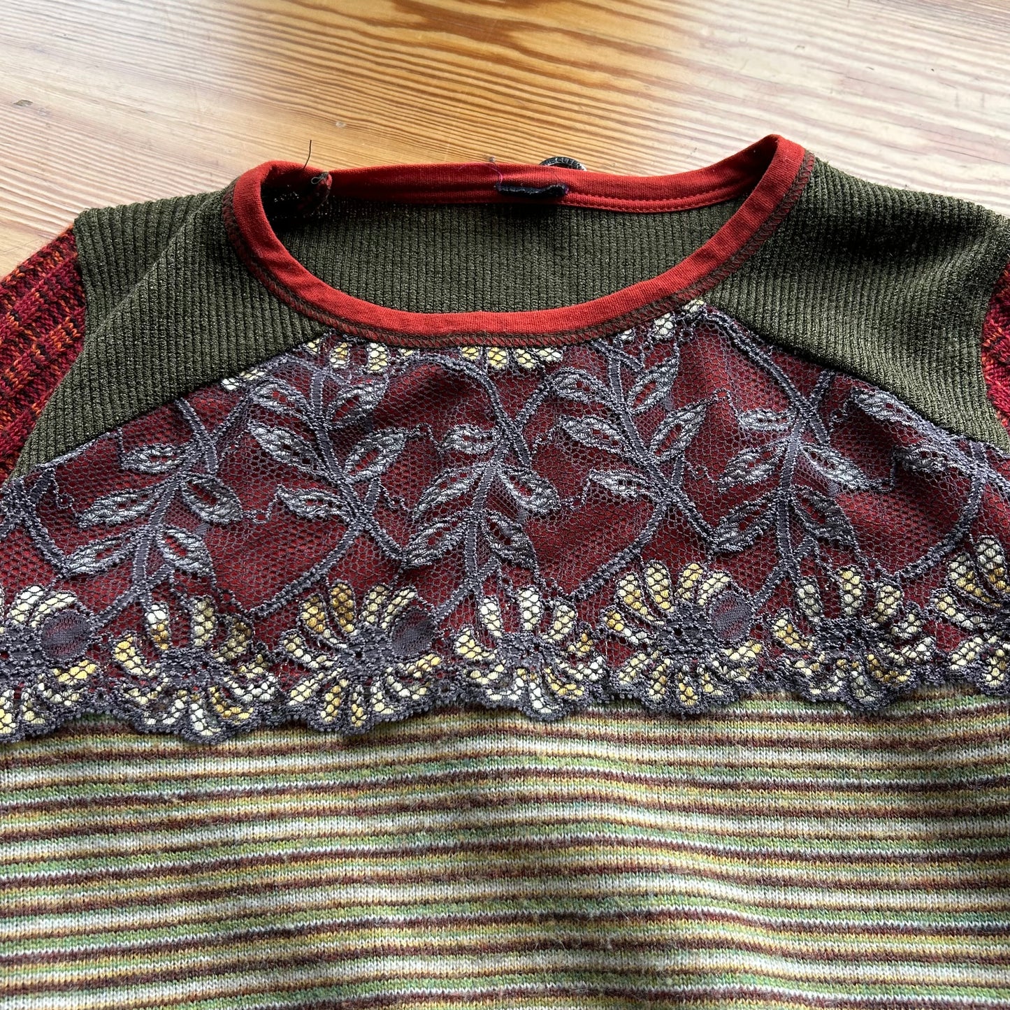 Save The Queen Striped Knit Jumper - S/M