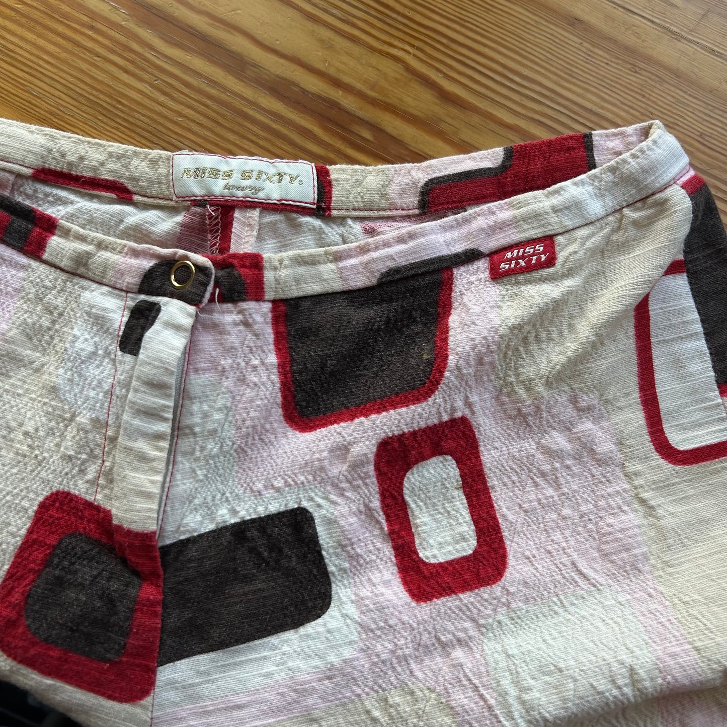 Miss Sixty 70s Inspired Print Capri Trousers - M/L