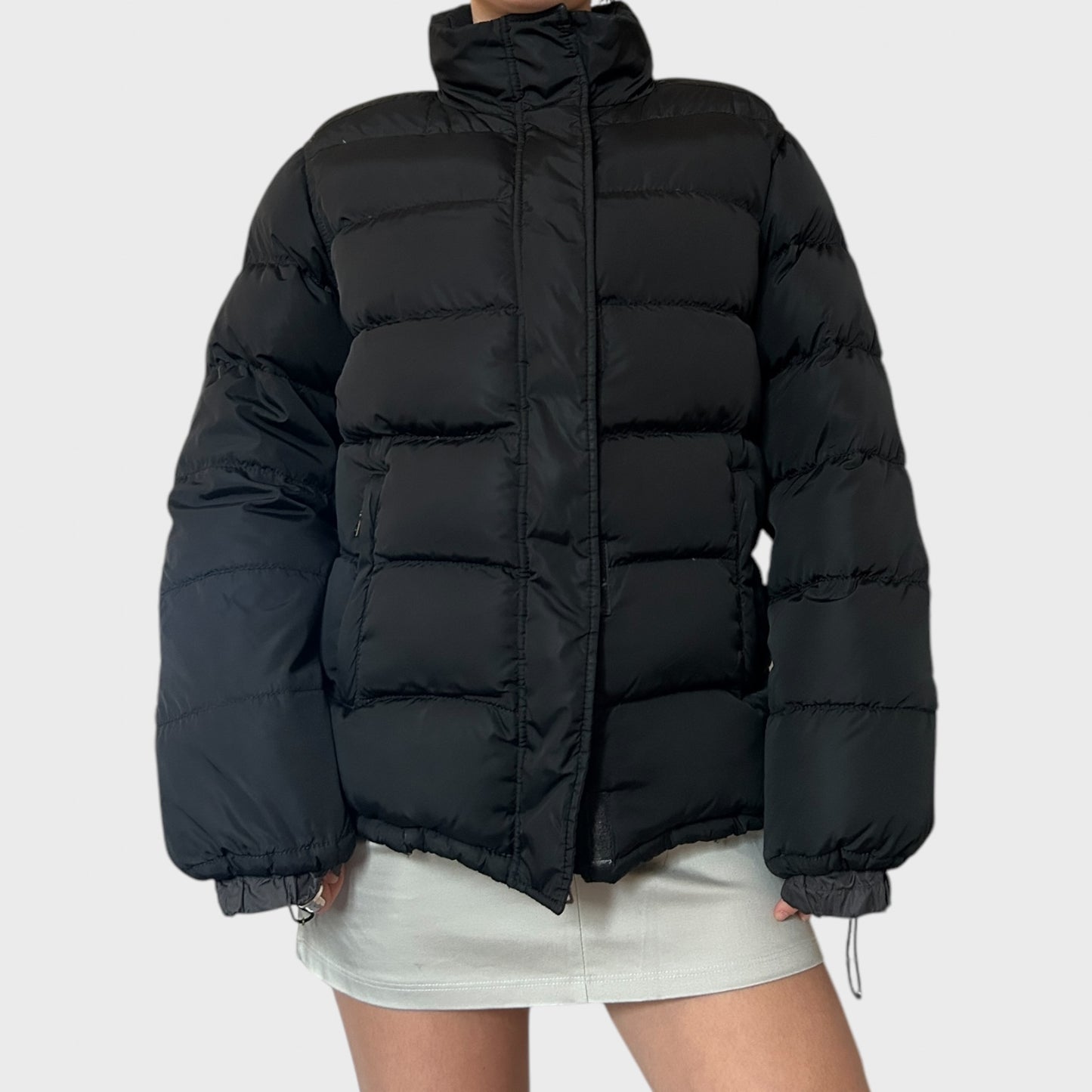 Vintage Black Prada Sport Puffer Jacket