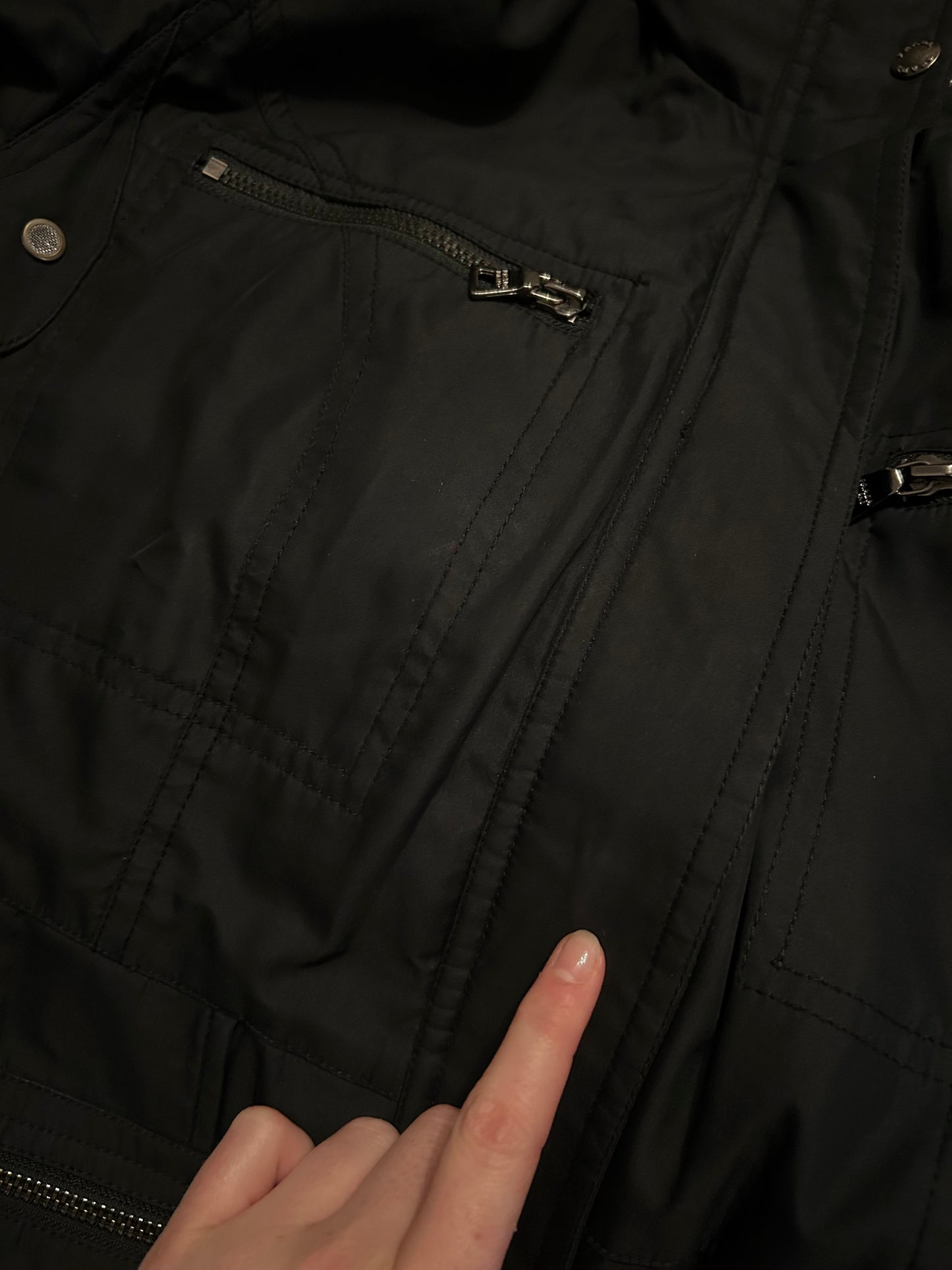 Black Vintage Prada Sport 2005 Technical Zip-Up Jacket