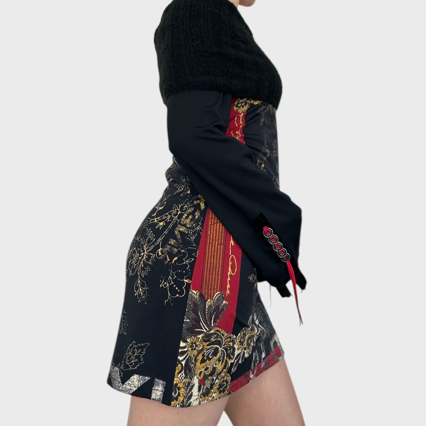 Save the Queen Off-Shoulder Mini Dress - S/M