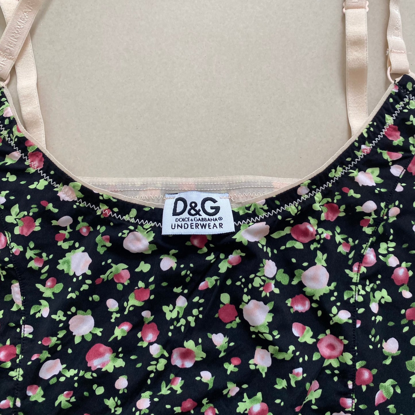 D&G stretchy floral cami top