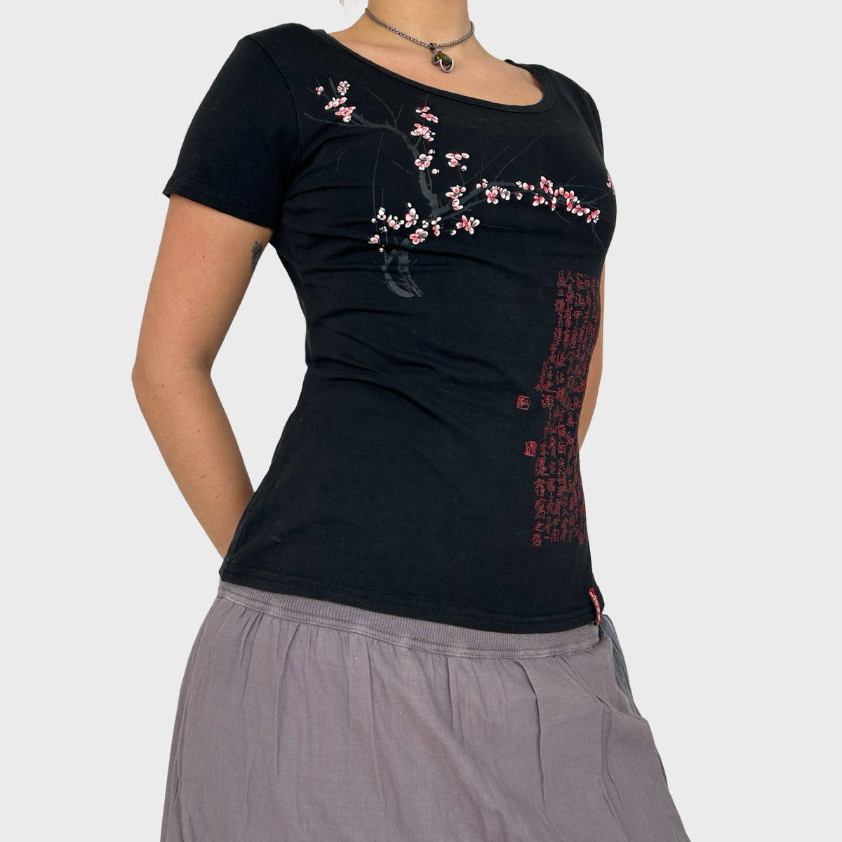 Miss Sixty Graphic Blossom Tee - S/M