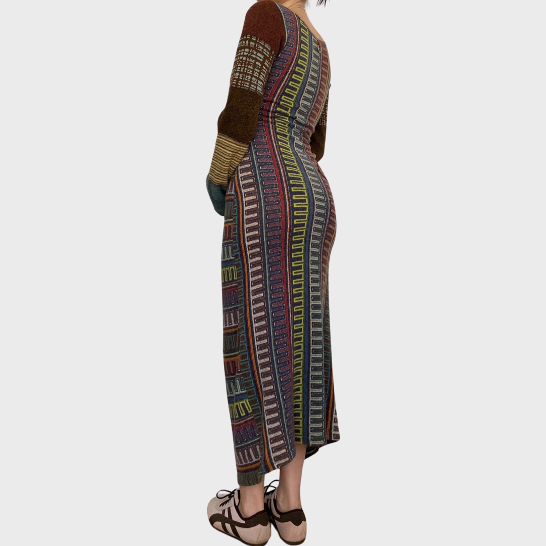 Extremely rare Save the Queen knit maxi dress