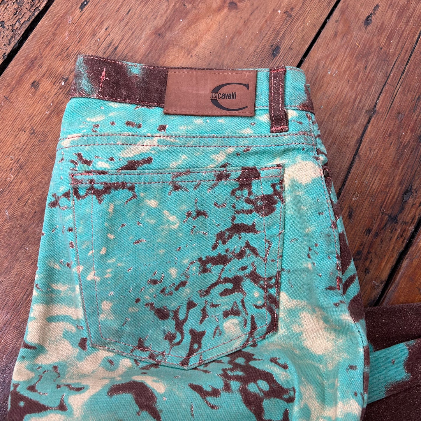 Roberto Cavalli Graphic Print Jeans - S