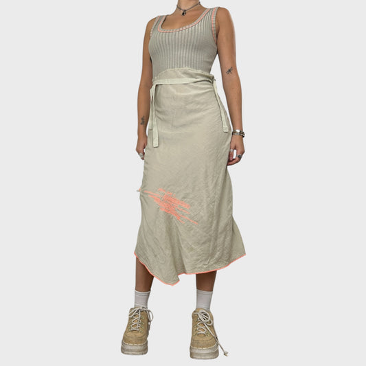 Cop Copine Maxi Tie Dress - S