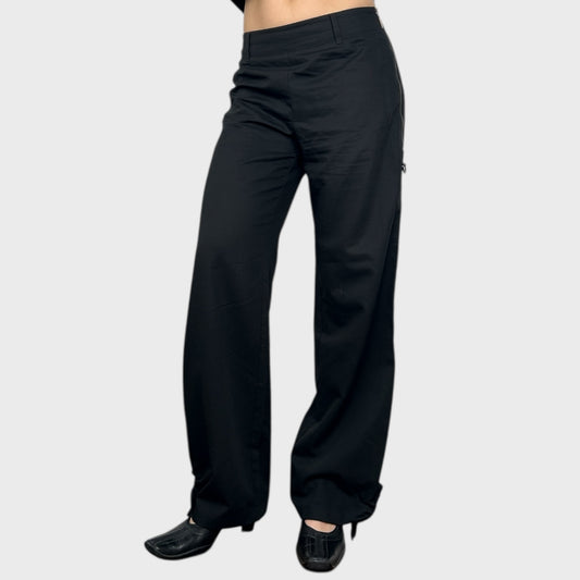 Cop Copine Black Tie-Side Trousers - M