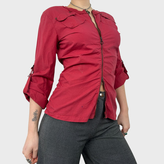 Cop Copine Double Zip Blouse - S