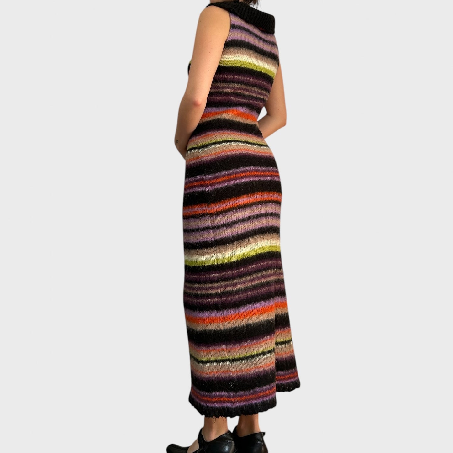 Vintage Fluffy Spring Maxi Dress