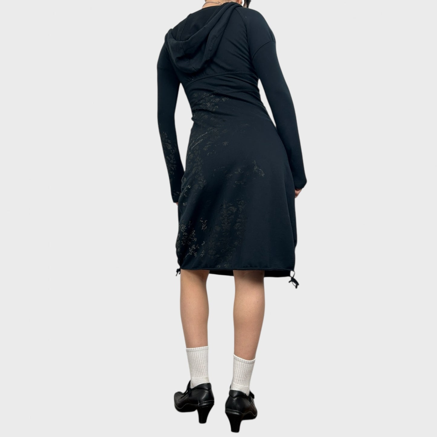 Cop Copine Hooded Midi Dress - S