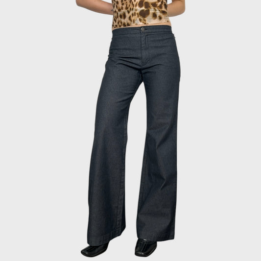 Cop Copine Wide Leg Trousers - M