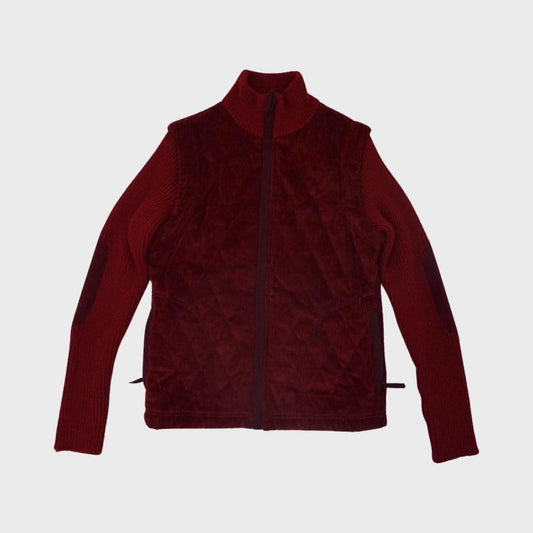 D&G red zip up jumper