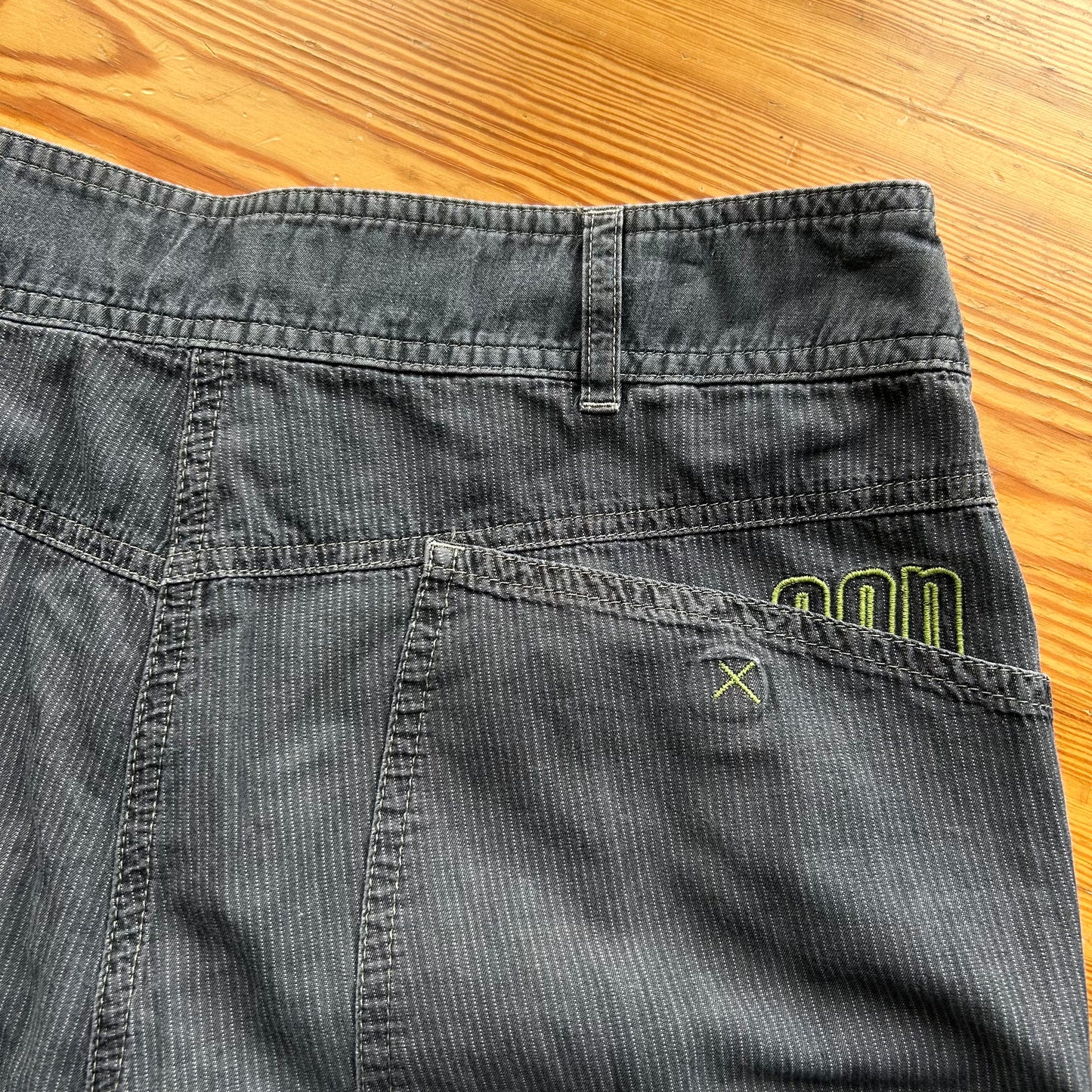 Cop Copine Pinstripe Wide Leg Trousers - M