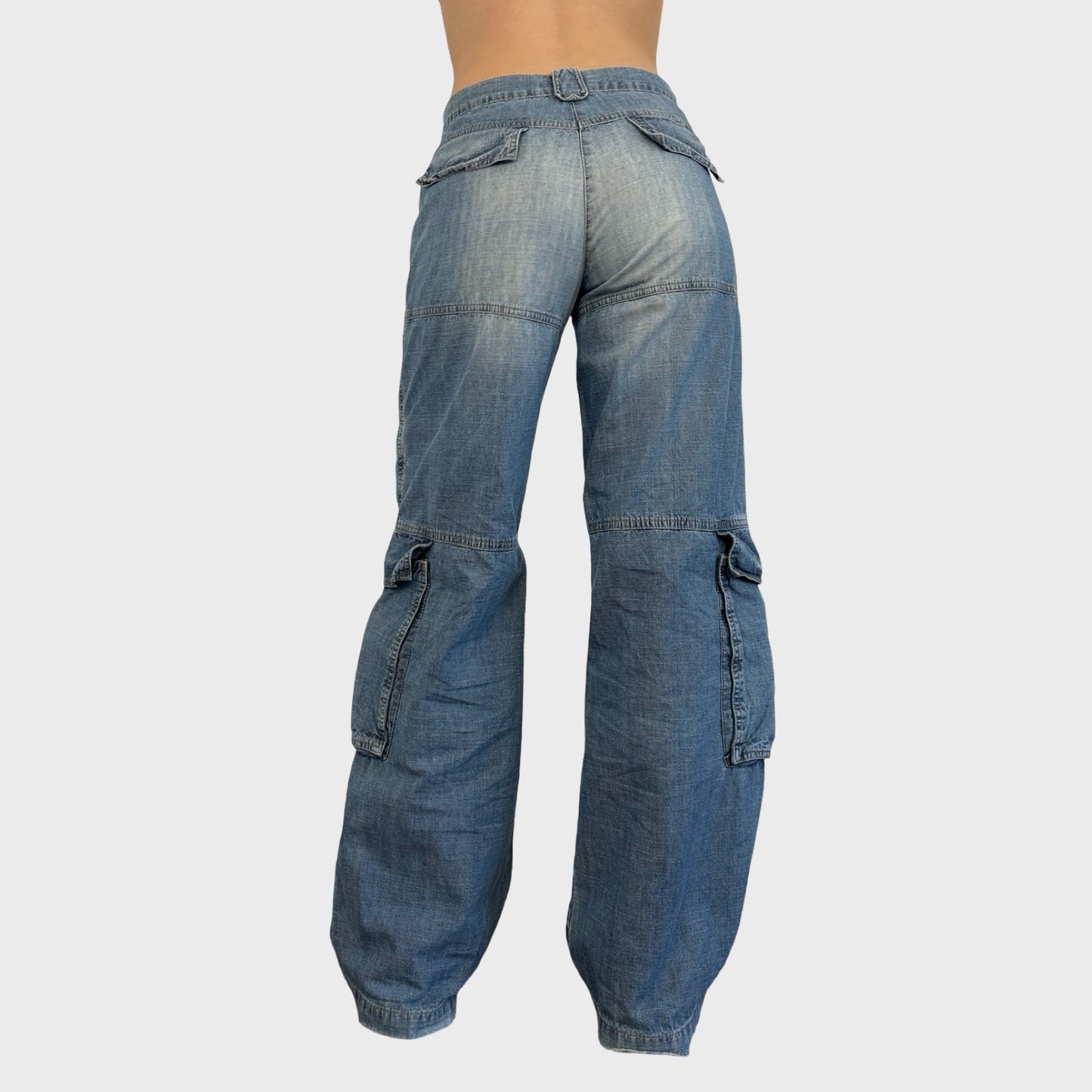 Cop Copine 90s Baggy Wide Leg Jeans - S-M