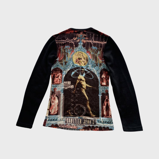 Jean Paul Gaultier vintage 90s/early 2000s novelty collage top
